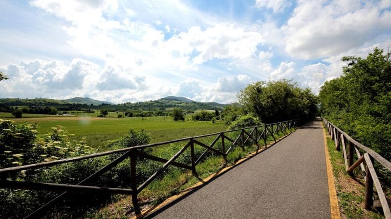 Lungo la greenway Voghera Varzi (Foto di U. Barcella)
