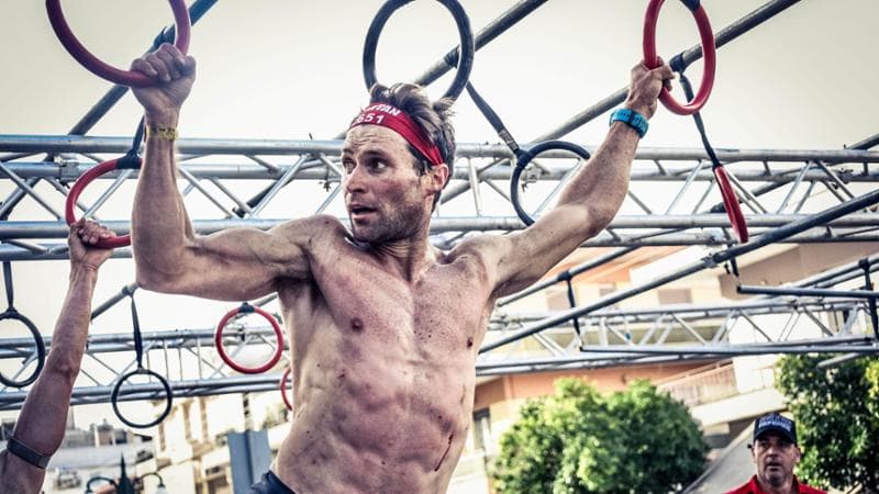 Luca Pescollderungg, italiano campione del mondo in carica durante una Spartan Race: proverà a confermare il titolo a luglio a Morzine (Francia)