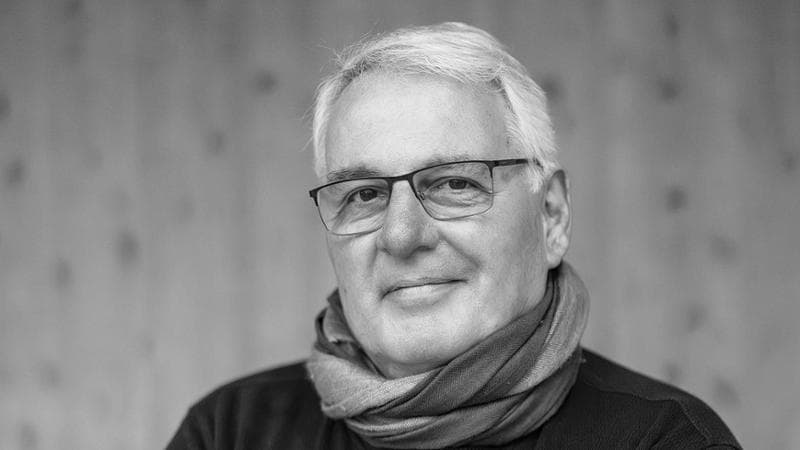 l’autore, Bruno Giussani. Photo: YBD
