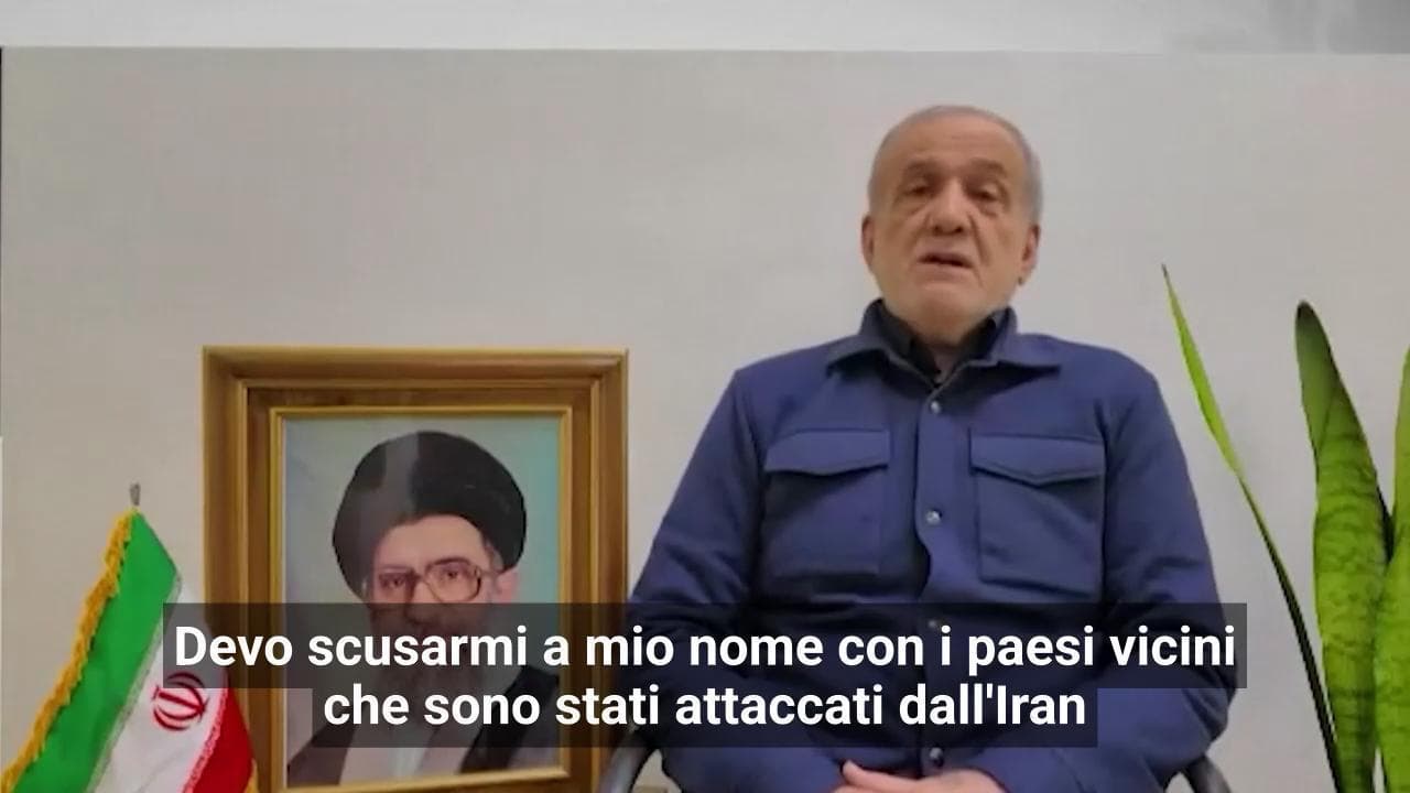 Iran, Pezeshkian chiede scusa ai Paesi del Golfo: "Fermeremo i nostri attacchi se non ci colpirete"