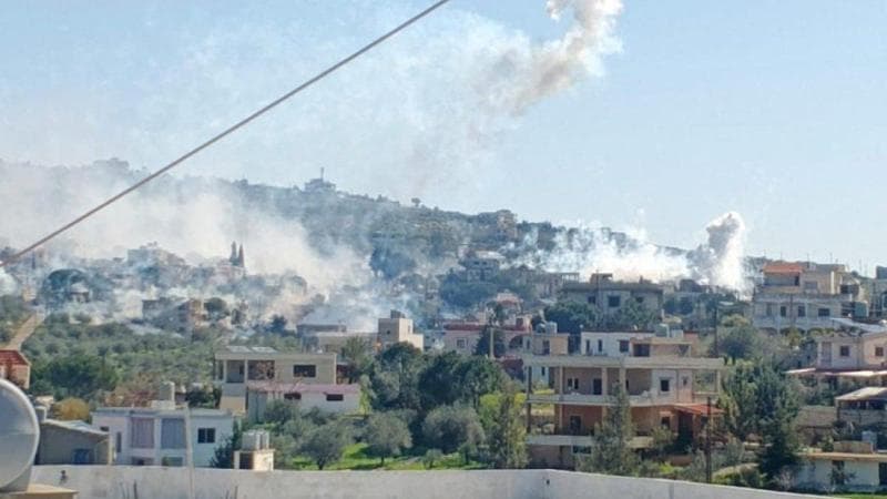 La foto che Hrw mostra come prova dei proiettili al fosforo