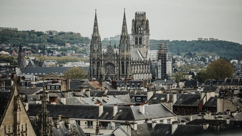 Cattedrale di Rouen. Coraline et Leo