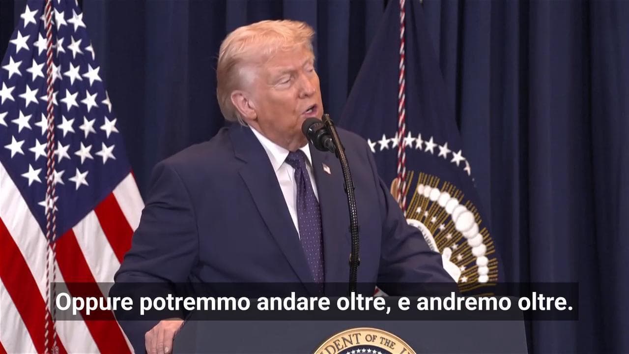 Trump apre a nuovi attacchi contro l'Iran: "Potremmo andare oltre, e lo faremo"
