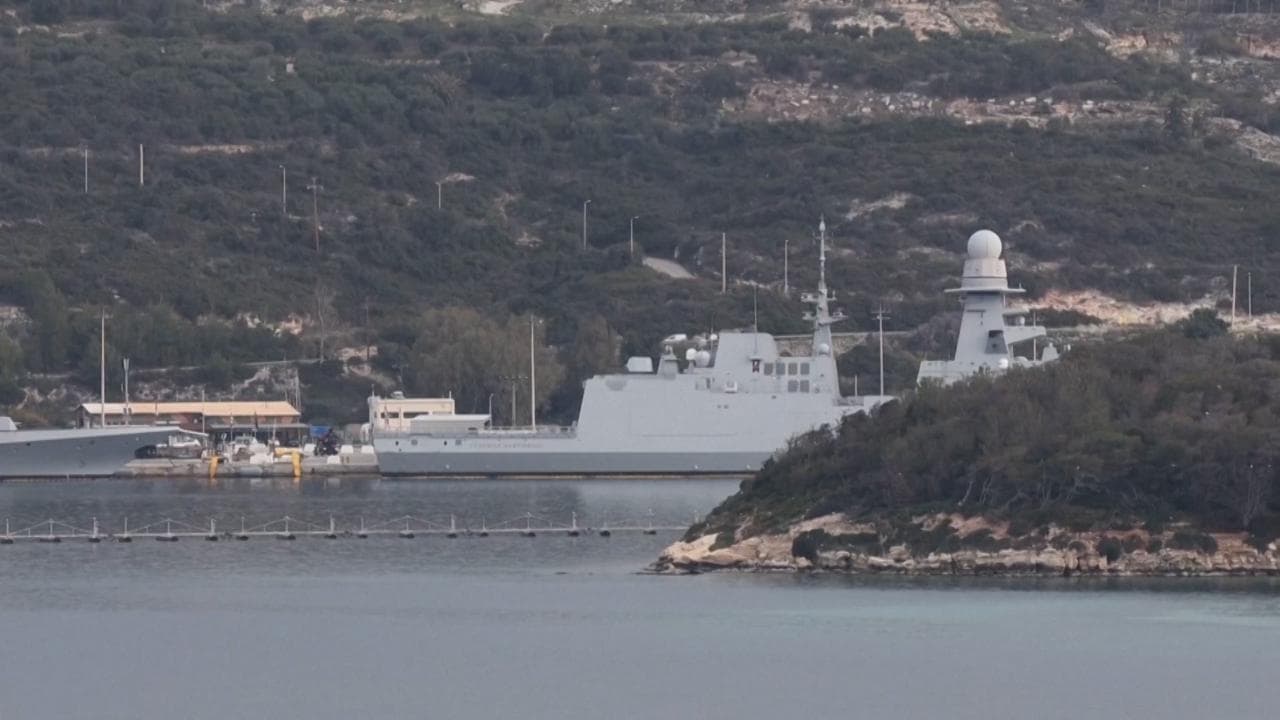 Guerra Iran: la fregata italiana Martinengo e la spagnola Colon attraccate a Creta