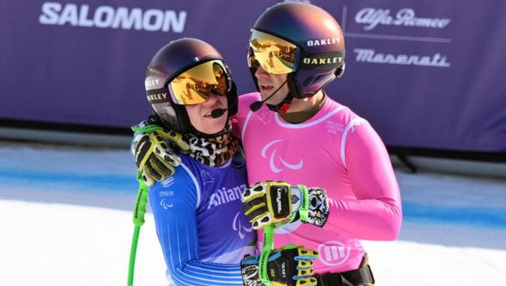 Chiara Mazzel con Nicola Cotti Cottini