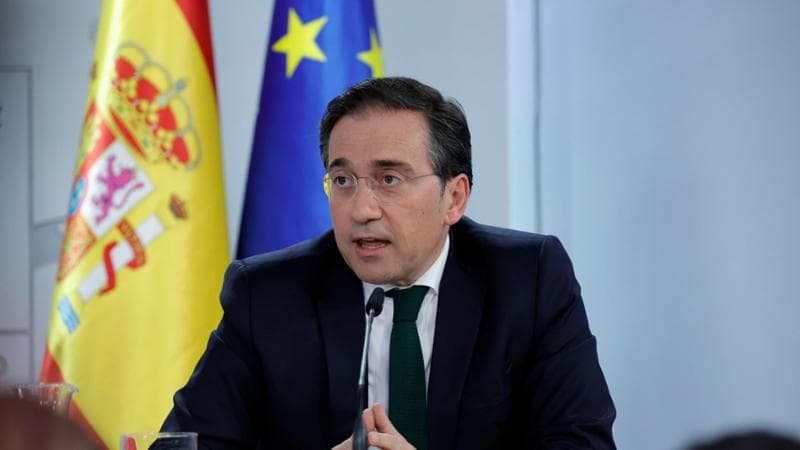 Il ministro degli Esteri spagnolo José Manuel Albares