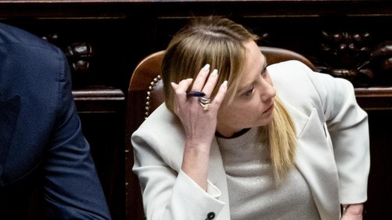 La premier Giorgia Meloni