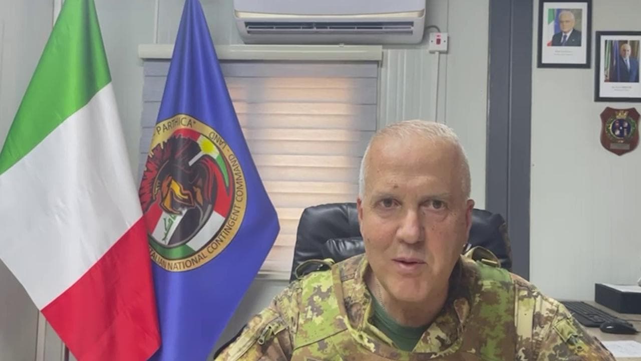 Droni su base italiana di Erbil, il comandante: "Siamo stanchi ma il morale è alto"