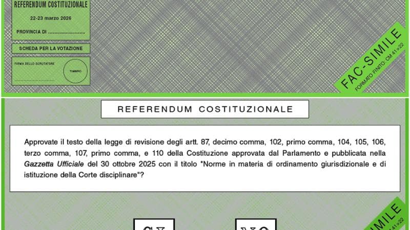 Il quesito del referendum sulla giustizia: il testo e la spiegazione