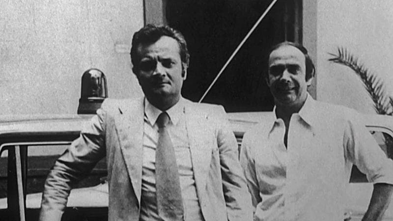 Bruno Contrada (a sinistra) con Boris Giuliano, capo della squadra mobile di Palermo poi assassinato da Cosa nostra nel 1979&nbsp;
