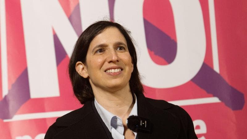 La segretaria del Partito democratico, Elly Schlein.
