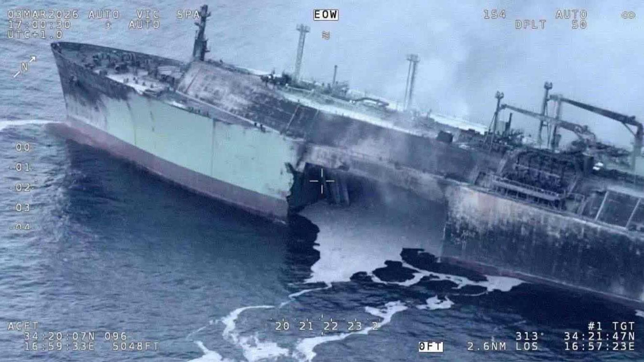 Nave russa carica di gas alla deriva Rischio disastro, Roma in allarme