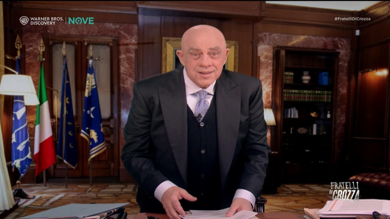 Crozza-Crosetto e il ruolo 'centrale' dell'Italia negli equilibri internazionali