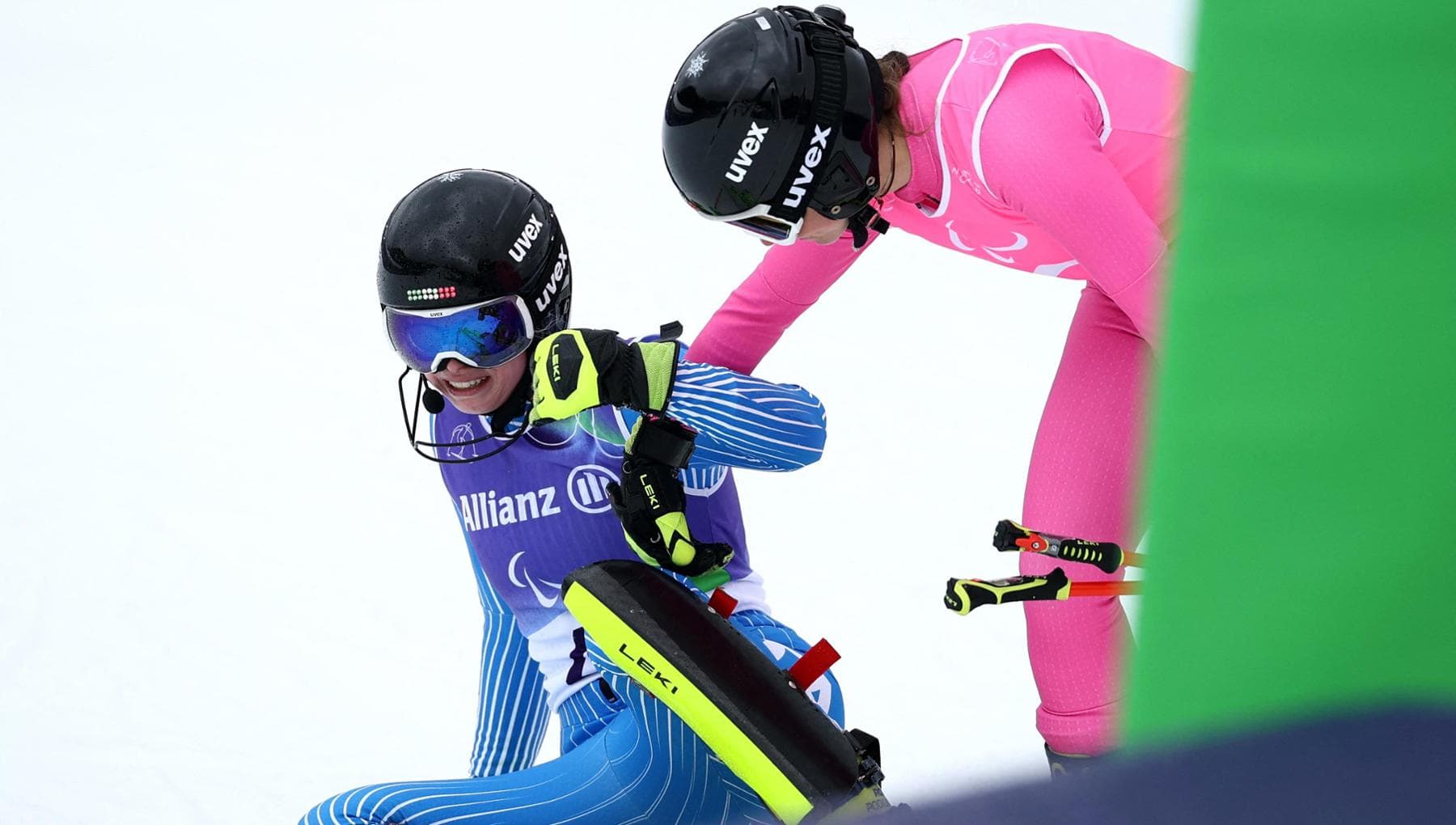 Martina Vozza a 8 centesimi dal podio nello slalom delle Paralimpiadi. Mazzel fuori nella 1ª manche