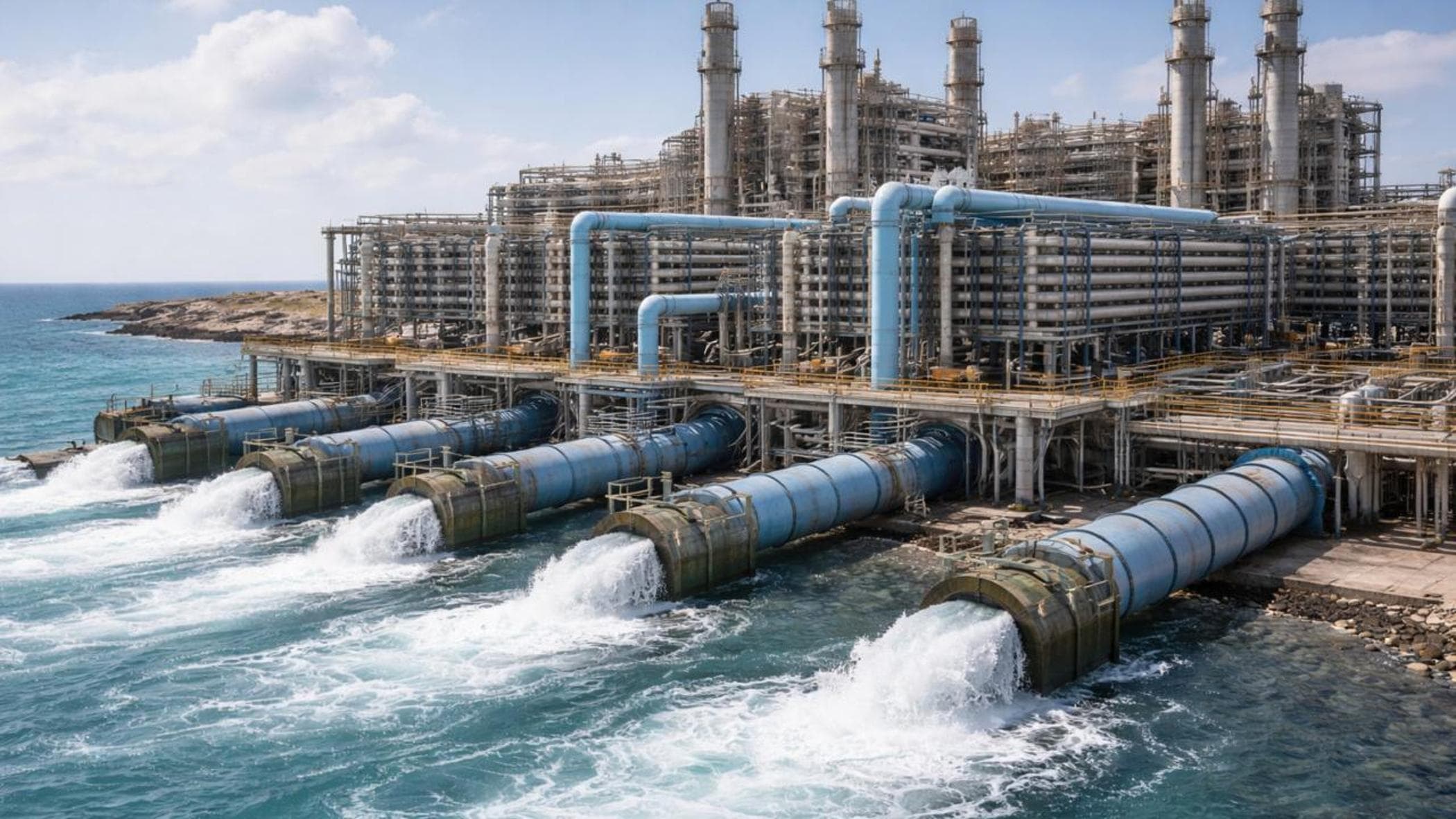 Savaş, tuzdan arındırma tesisleri vuruldu, bu arada silah şirketleri milyarlarca dolar biriktirdi