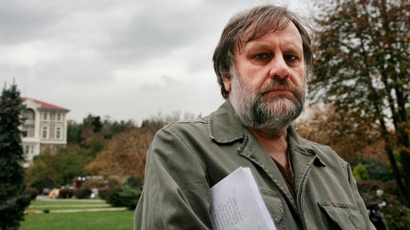 Il filosofo sloveno Slavoj Zizek
