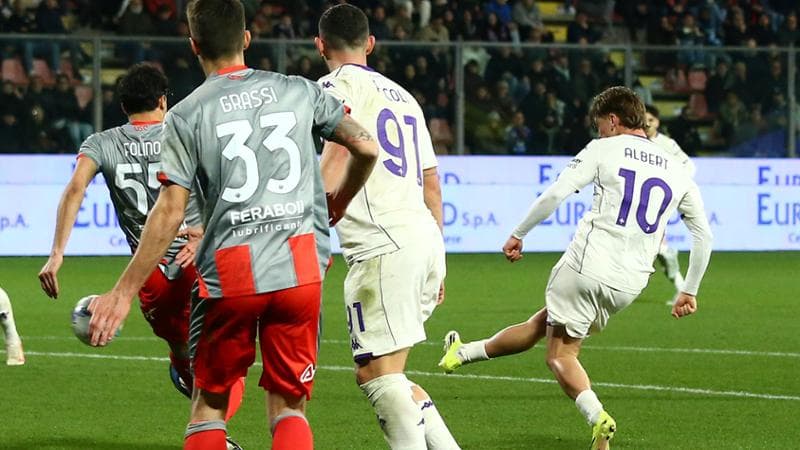 Fiorentina, balzo salvezza: la Cremonese crolla 4-1 in casa