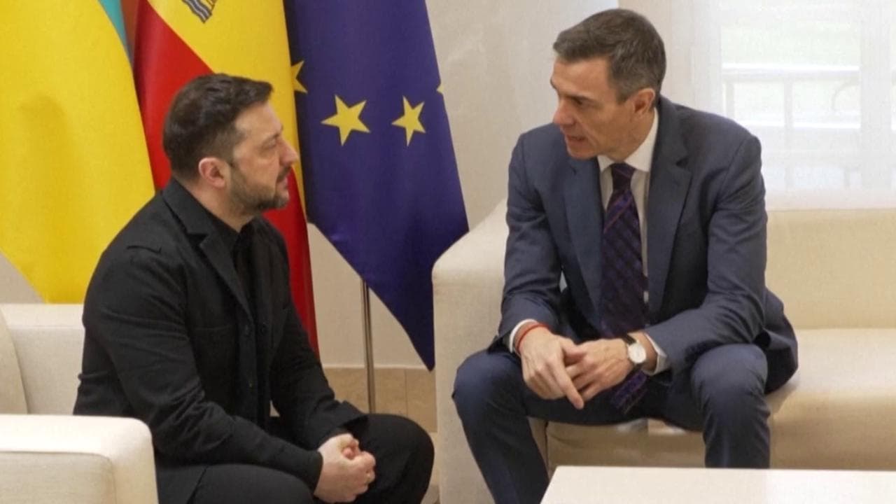 Zelensky incontra Sánchez: la Spagna rafforza il sostegno militare a Kiev