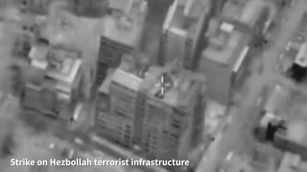 Raid israeliano contro Hezbollah a Beirut: il video diffuso dall'Idf