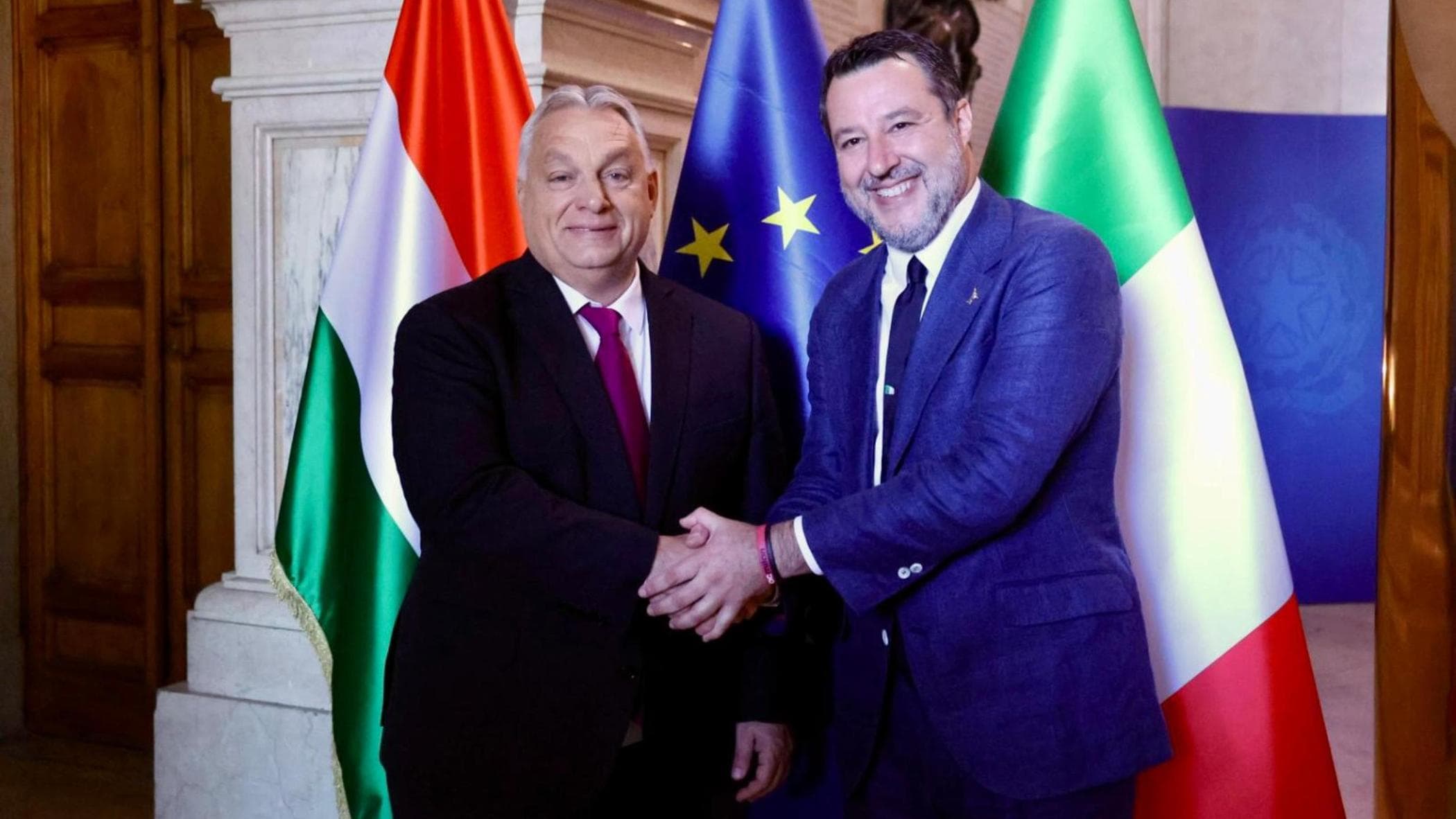 Orbán in crisi, Salvini lunedì vola a Budapest per aiutare “l’amico Viktor” in campagna elettorale