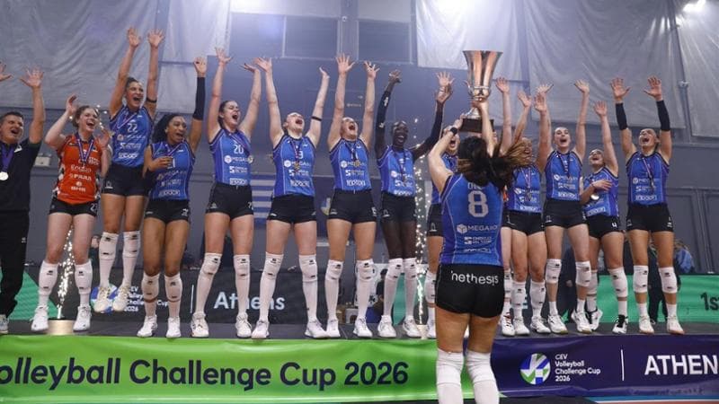 La festa di Vallefoglia dopo la vittoria (foto Cev)