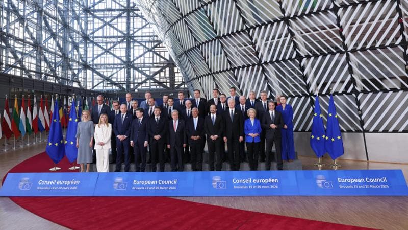 Bruxelles, 19 marzo: i leader al Consiglio europeo