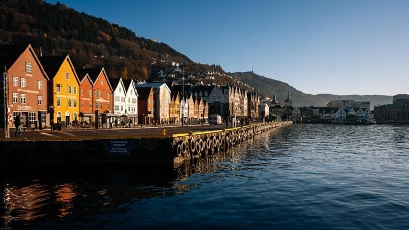 Le case colorate di Bergen