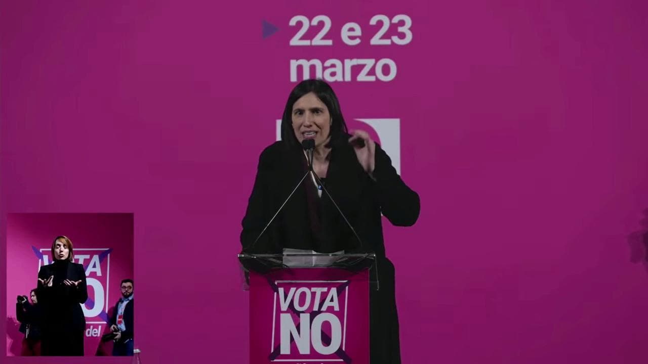 Referendum e giustizia, Schlein: "Meloni dice chi sbaglia paga, per Delmastro non vale?"