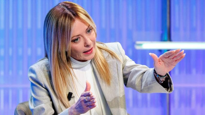 La presidente del Consiglio Giorgia Meloni&nbsp;
