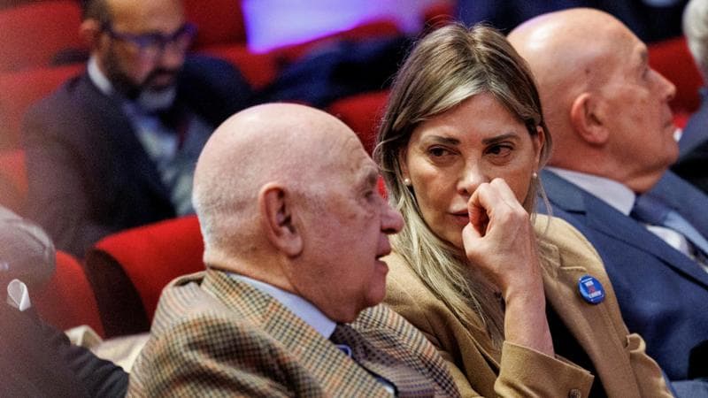Il ministro della Giustizia Carlo Nordio con il suo braccio destro,&nbsp;Giusi Bartolozzi
