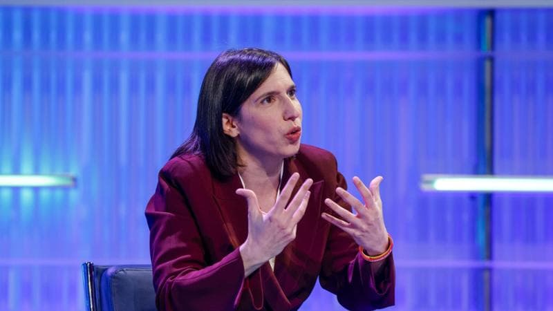 20/03/2026 Roma. Speciale TG LA7, referendum. Nella foto Elly Schlein