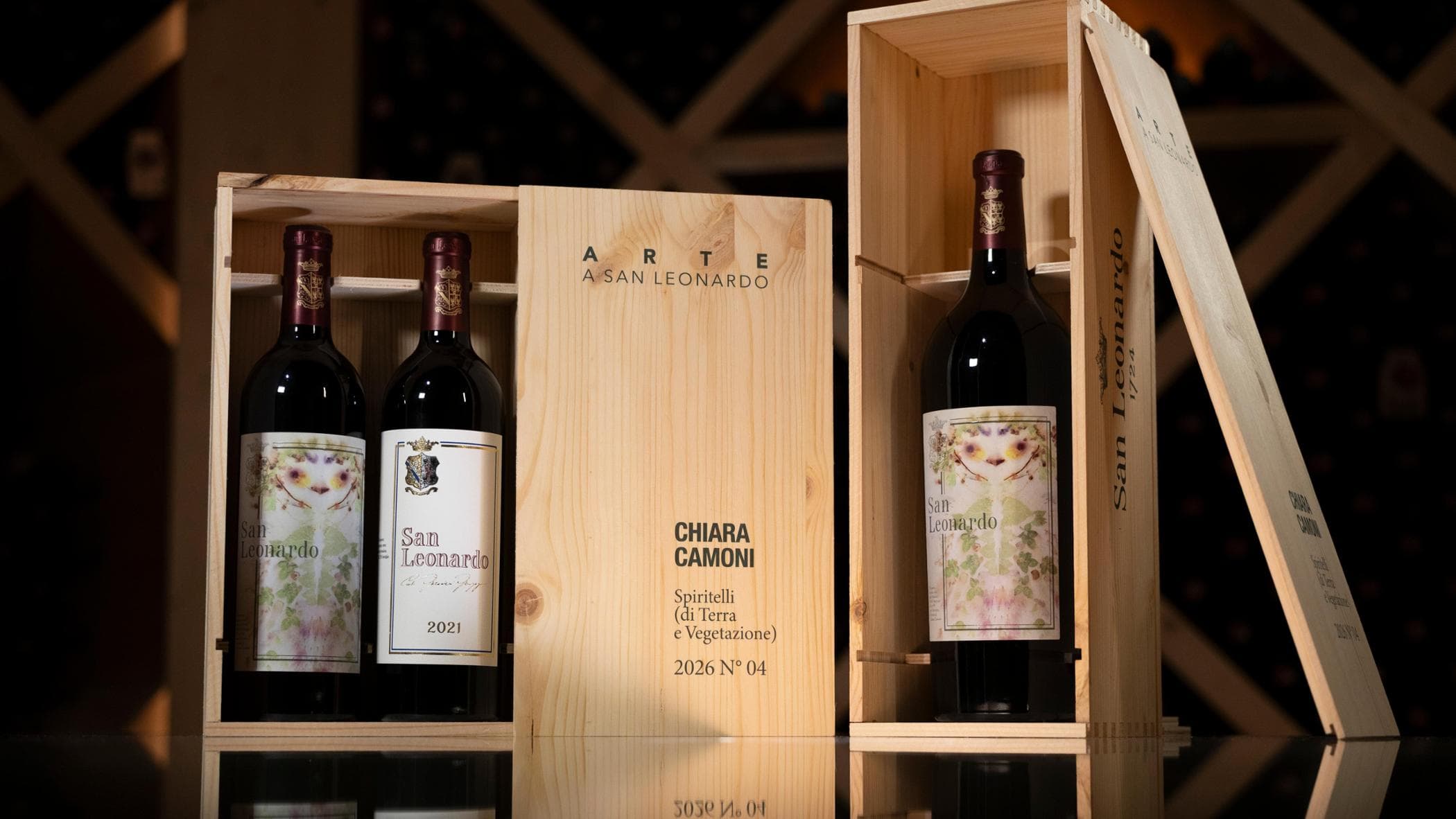 Şarap: 'Arte a San Leonardo', Chiara Camon tarafından yorumlanan etiketli dördüncü baskı