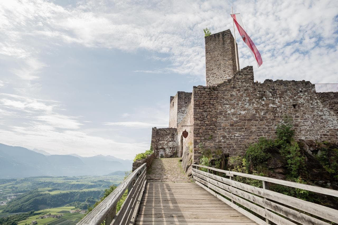 Vista pittoresca da Castel d’Appiano ad Appiano, foto a cura di Angelika Schwarz
