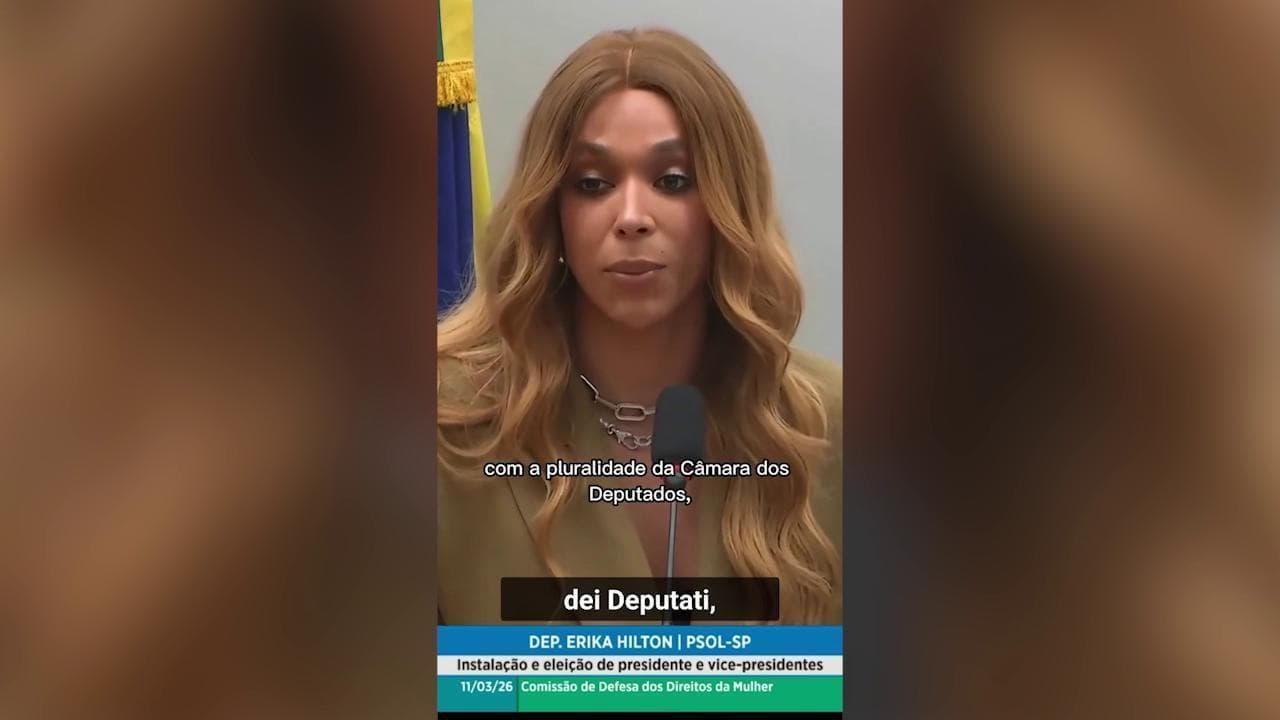 Brasile, il manifesto della deputata trans Hilton: "Sono arrivata in Commissione per tutte le donne"