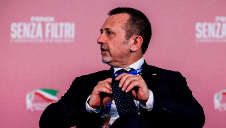 L'ex sottosegretario alla Giustizia Andrea Delmastro