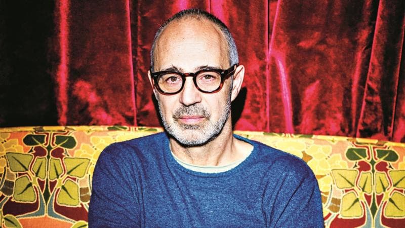 Niccolò Ammaniti all'Hotel Locarno a Roma durante l'intervista. Foto di Luigi Narici