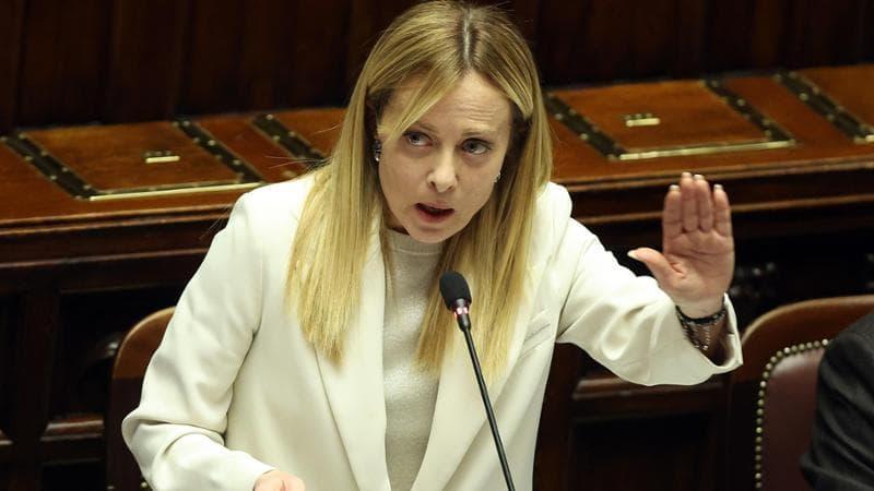 La presidente del Consiglio Giorgia Meloni