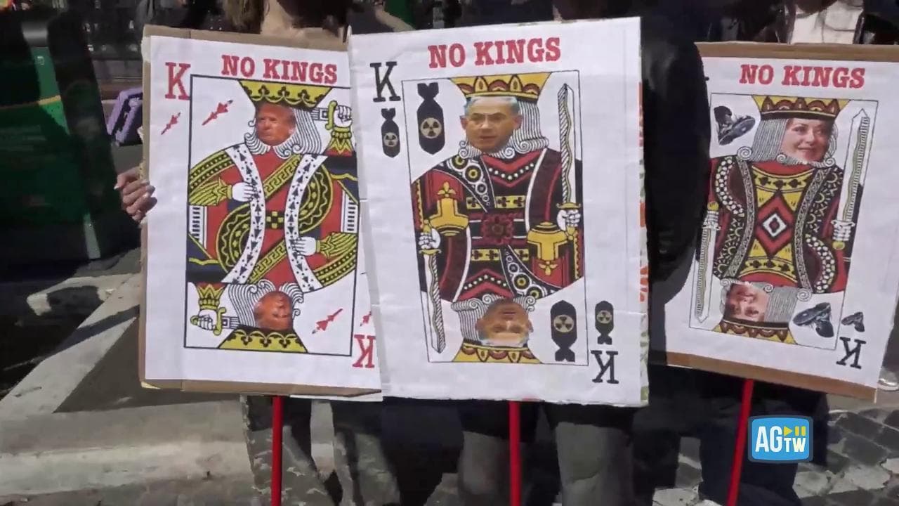Roma, manifestazione No Kings: Meloni, Trump e Netanyahu, i tre "re" contestati in piazza