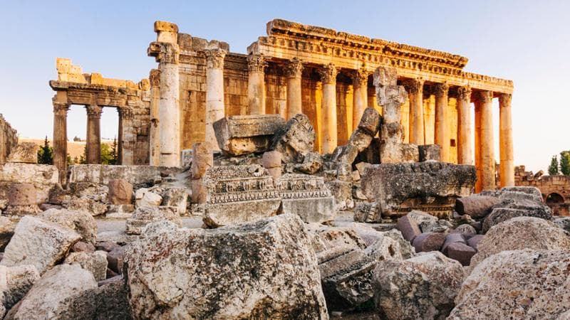 Tempio di Bacco,&nbsp;Baalbek, Libano
