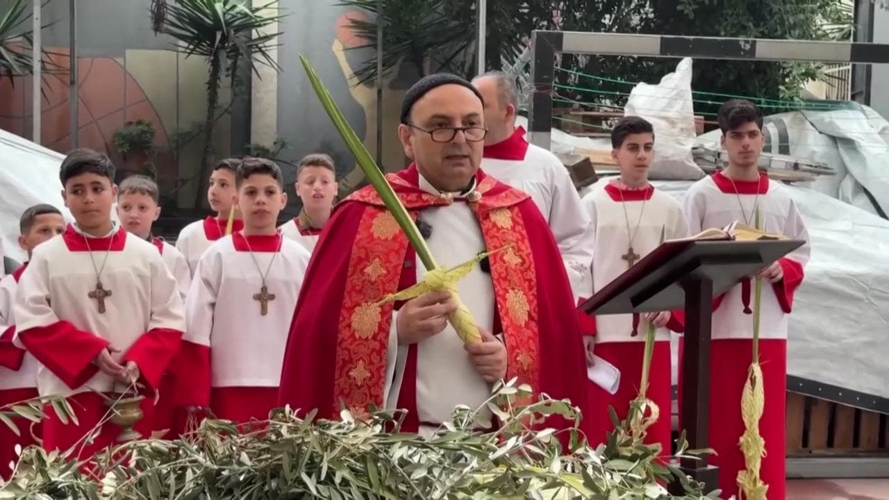 Domenica delle Palme a Gaza, padre Romanelli: "Preghiamo per la comunità cristiana di Gerusalemme"