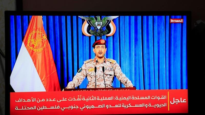 Portavoce degli Houthi annuncia un attacco contro Israele