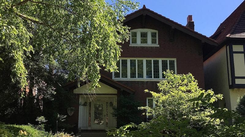 La casa dell'infanzia di Burroughs a Pershing Place a St. Louis nel Missouri
