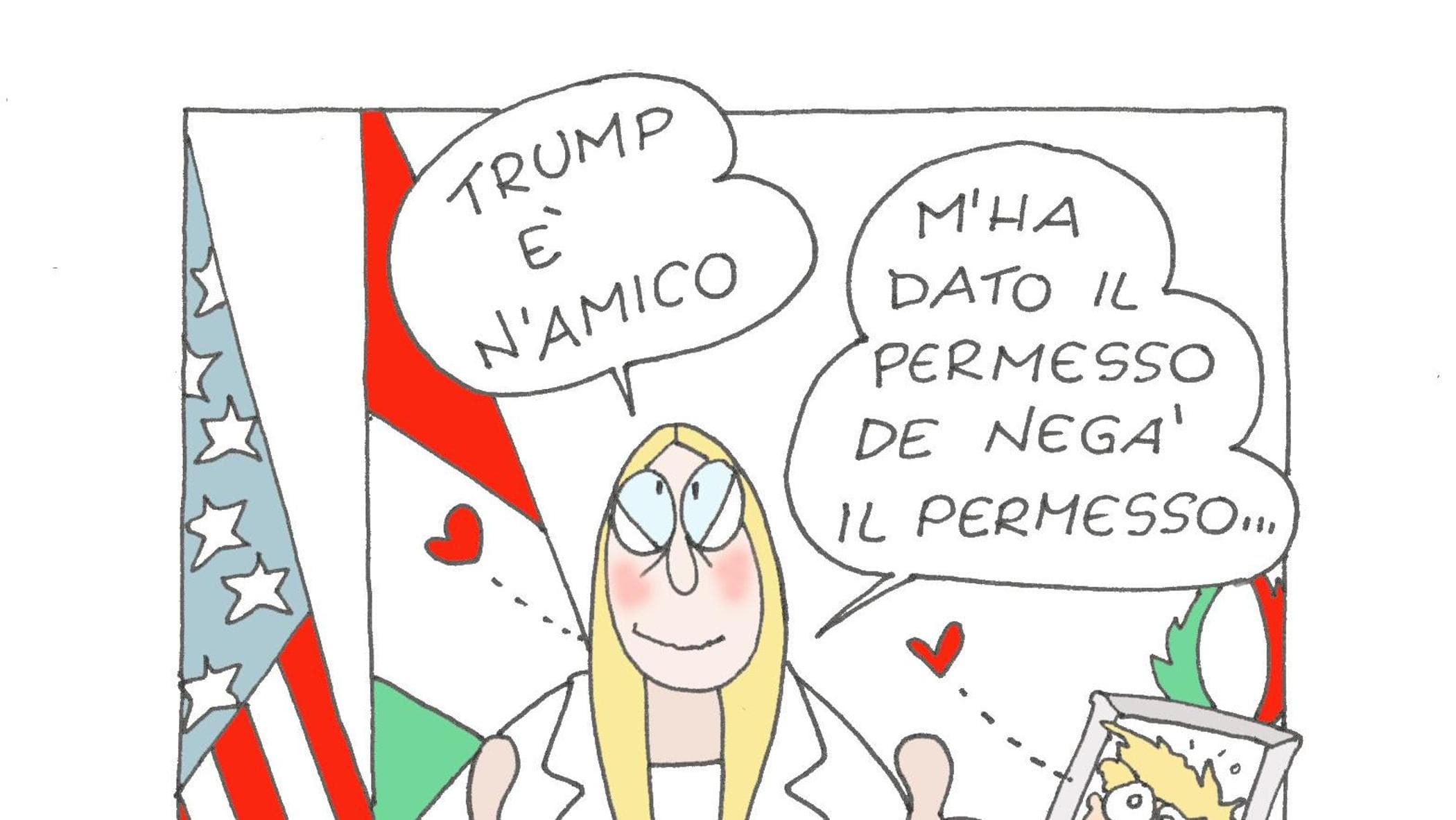 Sigonella, la vignetta di Ellekappa
