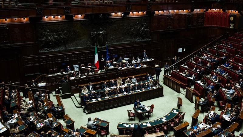 Giorgia Meloni alla Camera in una foto d'archivio