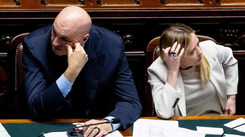Guido Crosetto e Giorgia Meloni