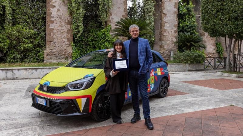 Elisa Vincenzi ve Simone Mattogno, Honda Italia otomobil başkanı
