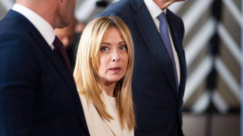 La premier Giorgia Meloni