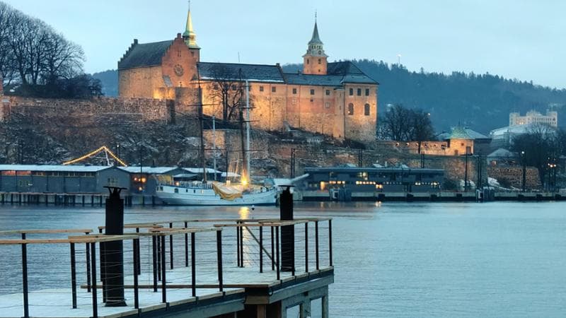 La fortezza di Akershus a Oslo risale al 1299.