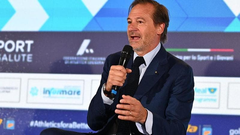 Stefano Mei, presidente della Fidal