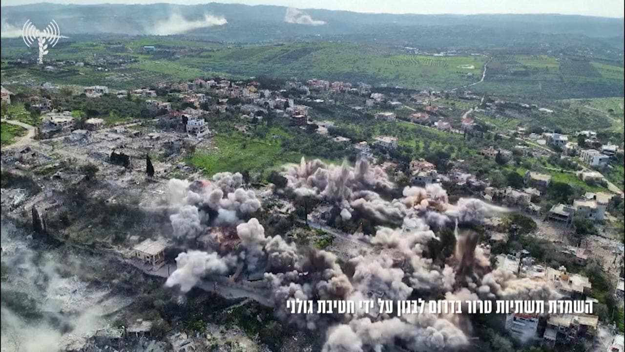 Libano, l'esercito israeliano mostra il video dell'attacco su Taybeh
